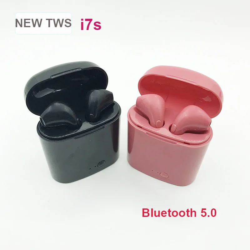 I7S TWS мини беспроводные Bluetooth наушники 5 0 стерео с зарядным устройством микрофоном