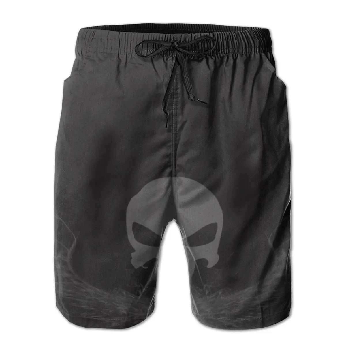 

Punisher Mens Swim Trunk Swimwear Bathing Suit Swim Brief Square Leg Board Short