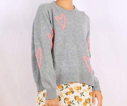 

Women Sweater Fall/Winter 2021 New Women's Round Neck Long-sleeved or Warm Cashmere Sweater