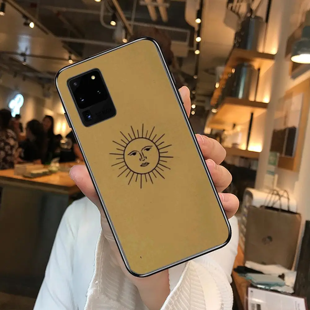 

Phone cover hull For SamSung Galaxy S 6 7 8 9 10 20 21 Plus Edge E note 5G Lite Ultra black soft bumper personality unique