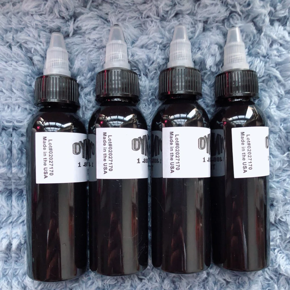 

30ML/60ML/120ML Black Tattoo Pigment Professional DIY Tattoo Practice Ink Body Art Body Painting Tattoo Pigment
