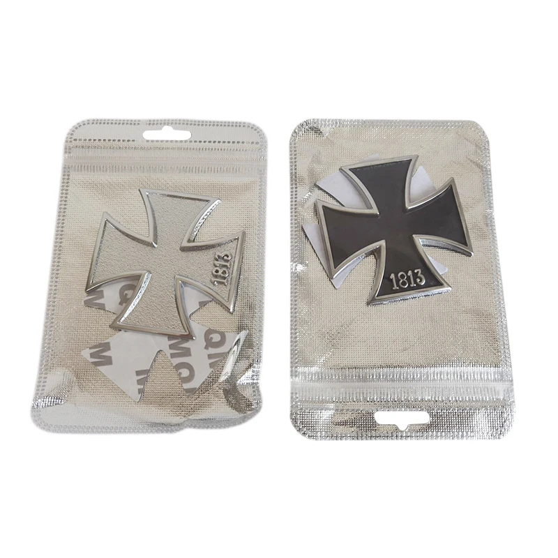 Хромированный металлический 3d-значок из Германии 1813 Мальта символ достоинства