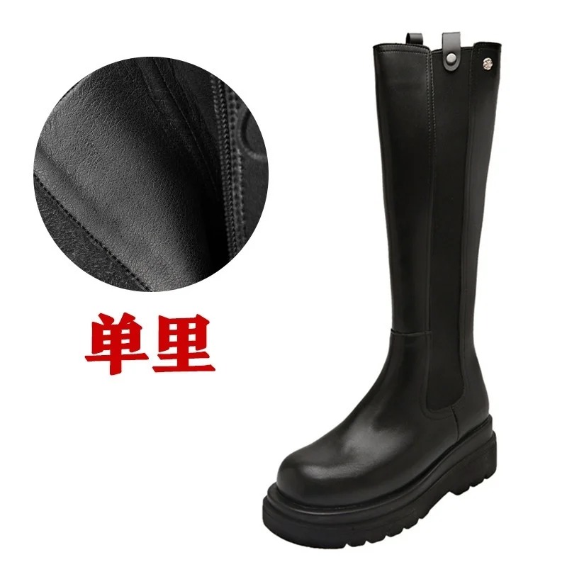 Big size women's boots one foot wide and fat mm thi soled boots, large tube high tube and thi leg boots, Martin boots