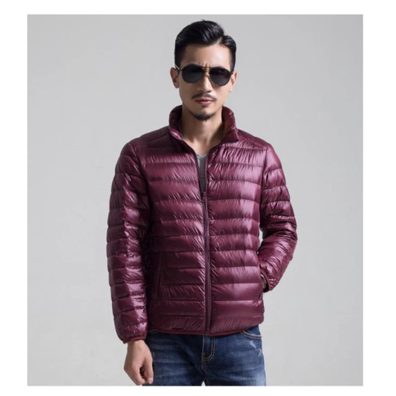 Men Down Jackets ultra Light Coat Winter Oversize Autumn Warm Puffer jacket Jacket Parka Doudoune Homme | Мужская одежда