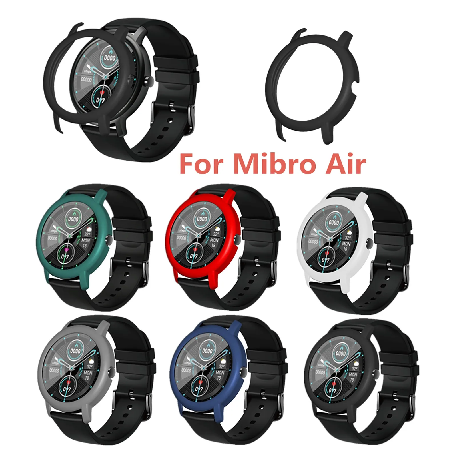 Цветной защитный чехол из поликарбоната для смарт часов Xiaomi Air сменный корпус