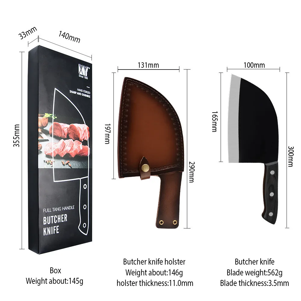 XYj нож измельчитель из высокоуглеродистой стали кухонный подходит для костей