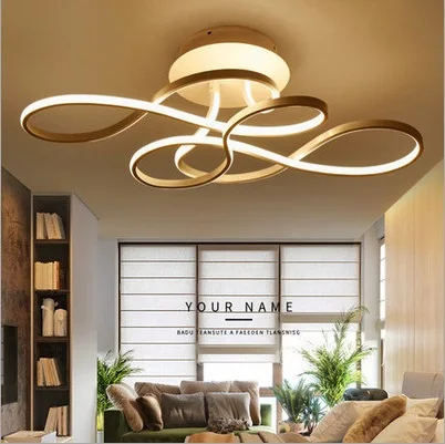 

New trend led simple modern special-shaped room dining room living room bedroom ceiling lamp hot sale