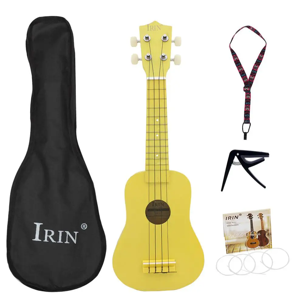 21 дюймов Гавайская гитара акустическая + сумка ремешок струна Капо набор