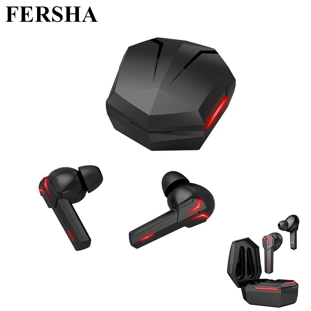 

Gaming Earbuds 65ms Low Latency TWS Bluetooth Earphone with Mic Bass Audio Sound Positioning PUBG Wireless Headset