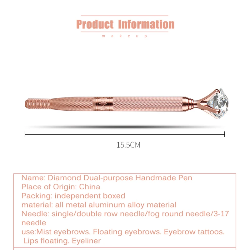 Ручка для перманентного макияжа микро машинка татуажа микроблейдинг