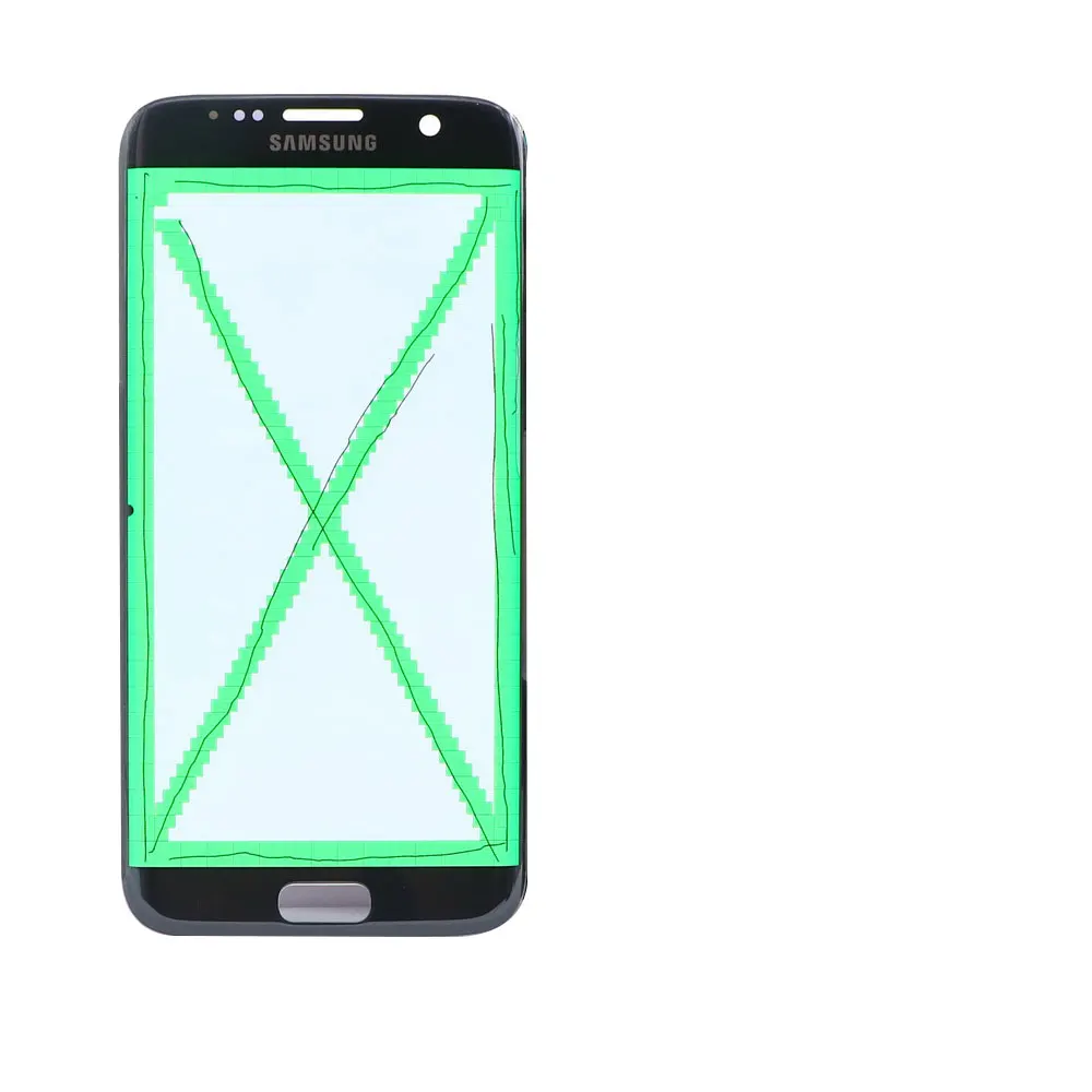 Супер AMOLED 5,5 ''lcd Замена с рамкой для SAMSUNG Galaxy s7 edge G935 G935F lcd сенсорный экран дигитайзер+ черный битый пиксель