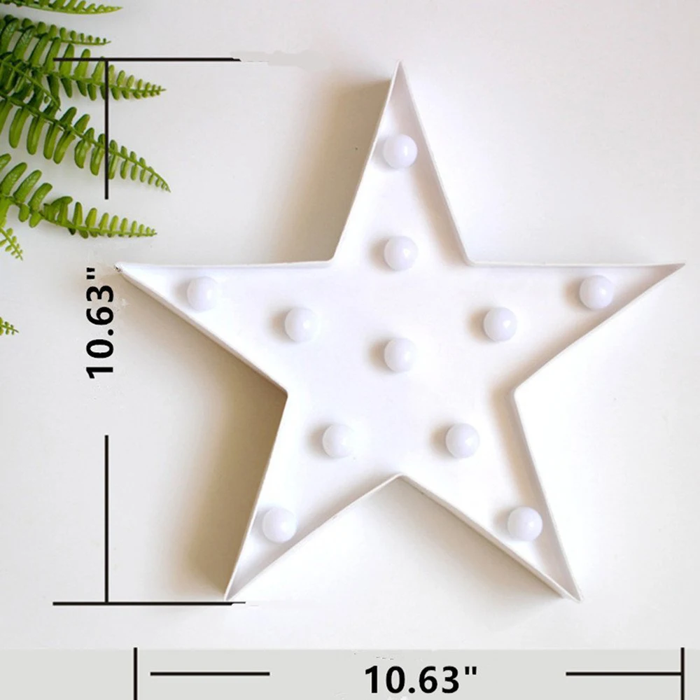 

Lovely Star Shape Led Night Lamp 3D Night Light For Baby Children Bedroom Lamp Decoration Indoor Lighting Kids Gift Toy