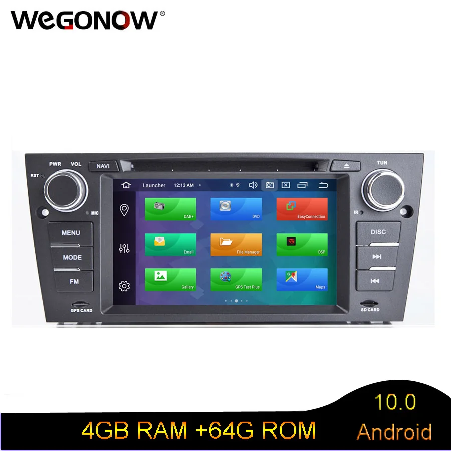 DSP 1024*600 Восьмиядерный 4 Гб ОЗУ 64 ПЗУ Android 10 автомобильный DVD плеер WIFI RDS радио GPS