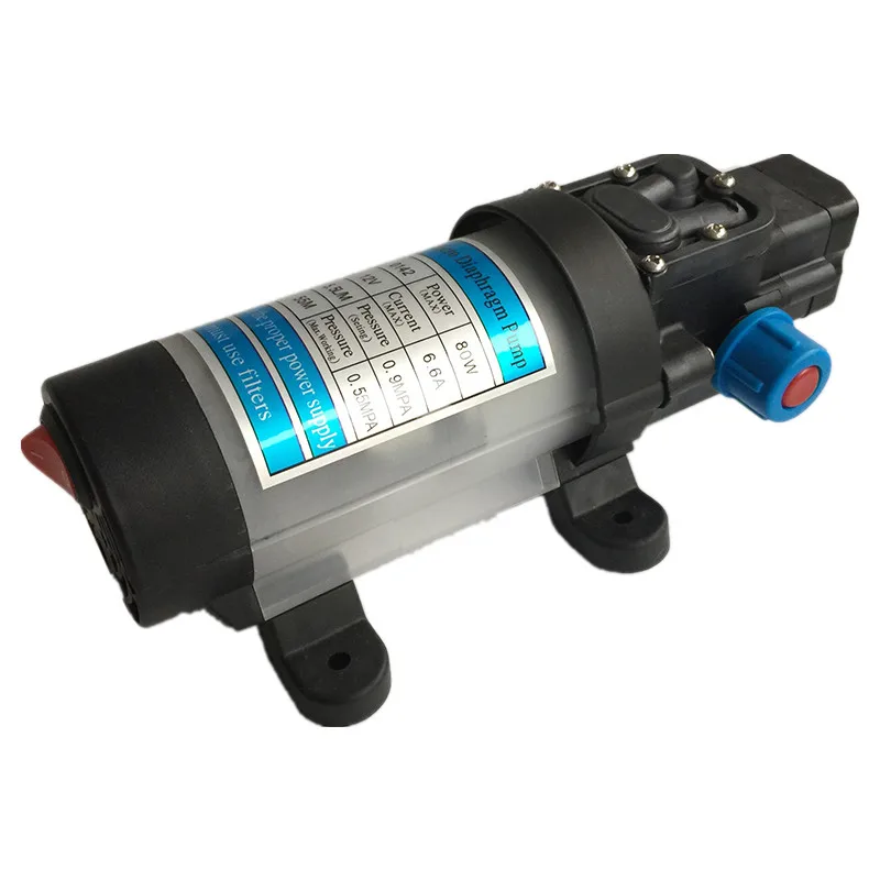 Pump only S300 12 В портативный 80 Вт 80PSI самовсасывающий Электрический Автомойка высокого давления очиститель с водяным насосом Авто автомойка пистолет насос - Цвет: Pump only