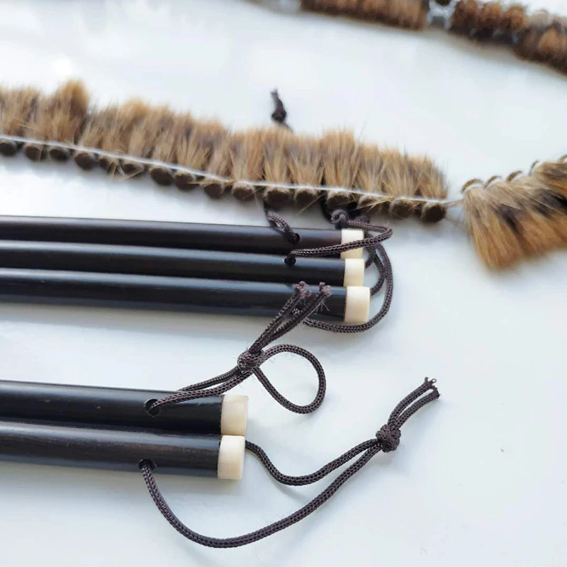 

Calligraphy Brush Chinese Painting Marking Brush Pen Stone Badger Hair Regular Script Writing Brush Rabbit Hair Huzhou Ink Brush