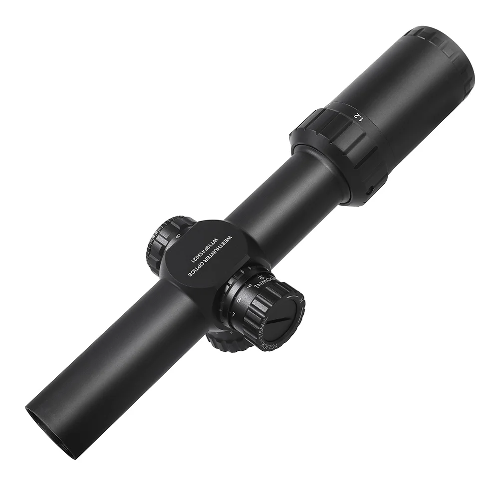 Тактический компактный прицел westthunter для охотничьего ружья 1 2-6 х24ir диаметр 30 мм