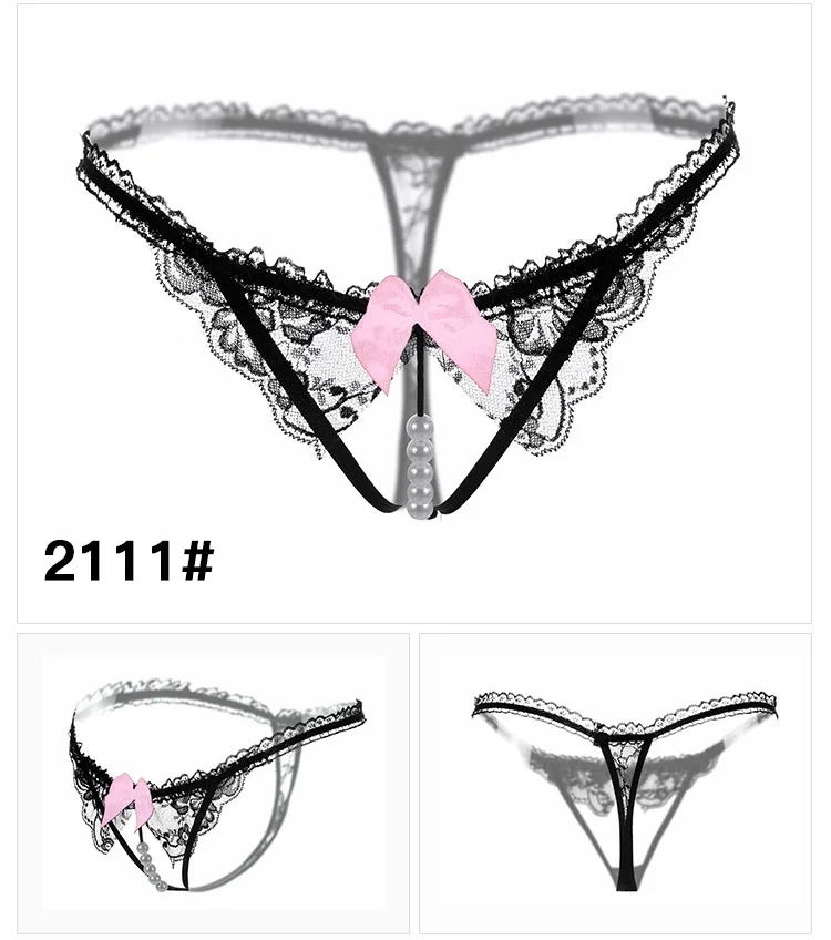 Женские трусики сексуальное нижнее белье кружевные Seamles с жемчужинами женские