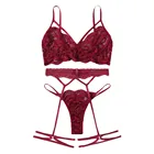 Новый Для женщин женское Белье сексуальный кружевной бюстгальтер, чашечки расположены рядом, открытые стринги ночное Белье с подвязками черный сексуальный комплект нижнего белья для Для Женщин Секс комплект с бюстгальтером, размеры: S-xl Нижнее Белье