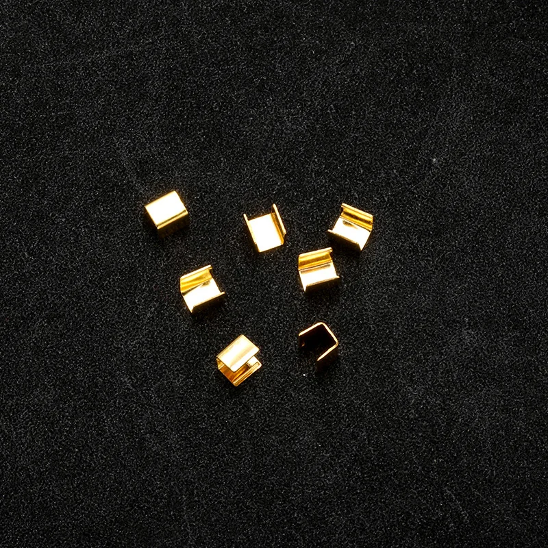 Застежка концевик для ювелирных изделий сделай сам 100 шт.|Ювелирная фурнитура и