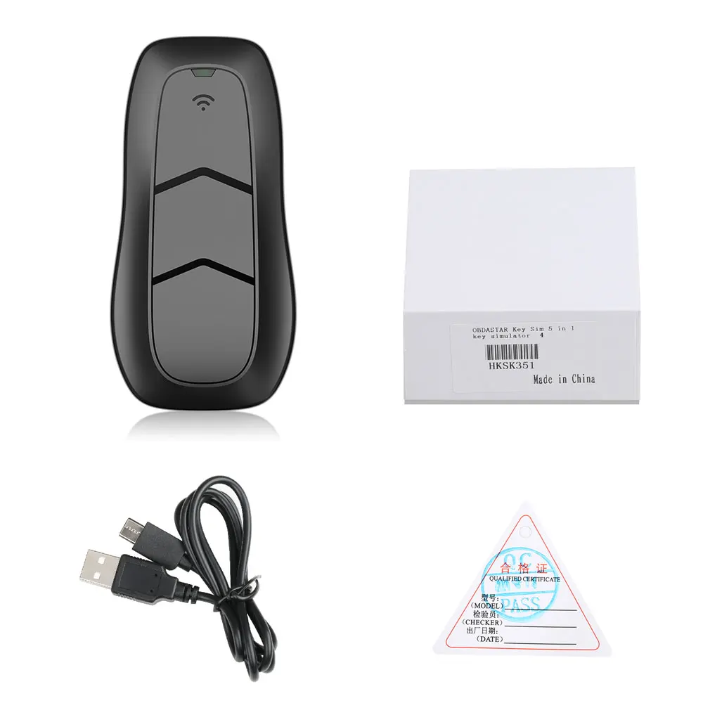 OBDSTAR 5 в 1 ключ SIM смарт-ключ симулятор для Toyota работает с X300 DP/X300 DP Plus/X300 Pro4 |