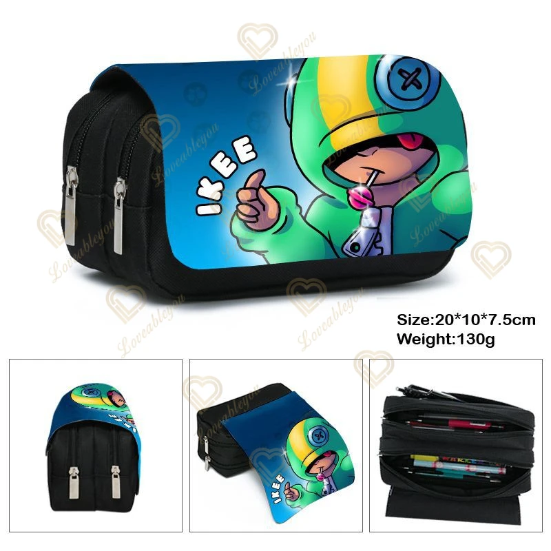 

Anime Buzz Leon Crow Spike Shelly Colt Jessie Brock Pen Pencil Bag Case Cosmetic Bag Action Figure Toy Gift For Children Kids