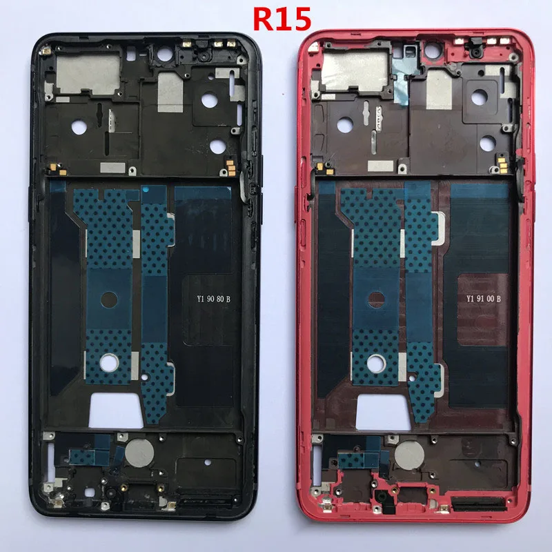 Original used of middle frame For OPPO R15 r15 Housing Case Middle Frame + Power Volume Buttons R 15 Repair (Fantasy version) enlarge