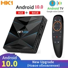 2021 HK1 супер RK3318 Смарт ТВ Box Android 10, 4G, 64 ГБ, 4 Гб оперативной памяти, 32 Гб встроенной памяти, 4K, Wi-Fi, Youtube медиа плательщика HK1 Max ТВ коробка Декодер каналов кабельного телевидения 2GB16GB