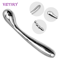 vetiry heavy anal plug stainless steel male prostate massage metal butt plug anal vagina expander g spot sex toys for women men