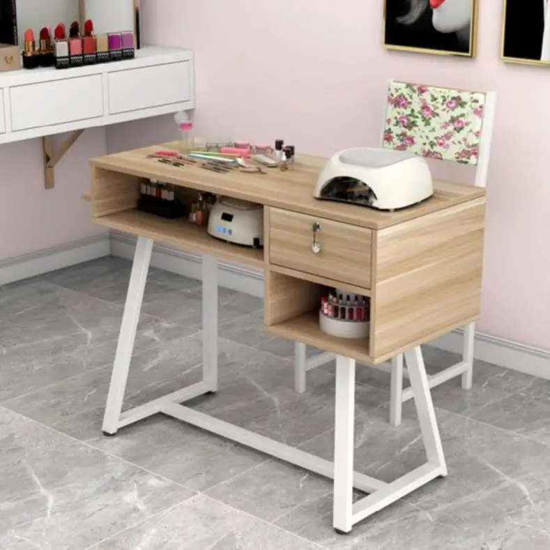 Одинарный Маникюрный Стол и стул набор японский Многофункциональный магазин