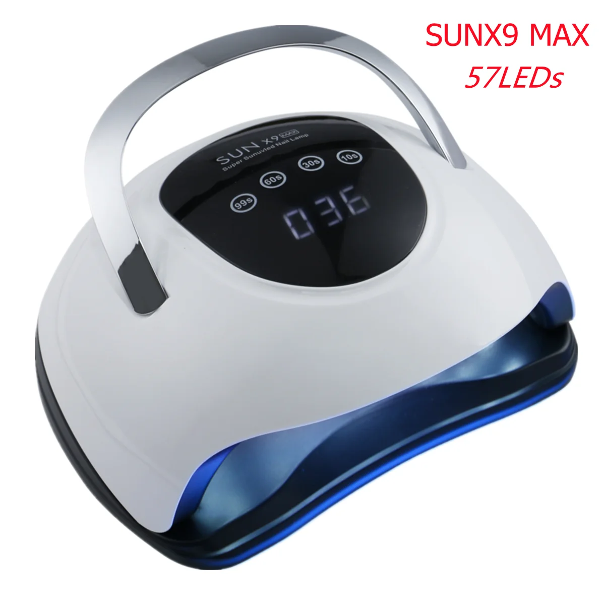 

УФ-лампа SUN X9MAX для сушки гель-лака, 114 Вт, таймер на 10/30/60/99 с