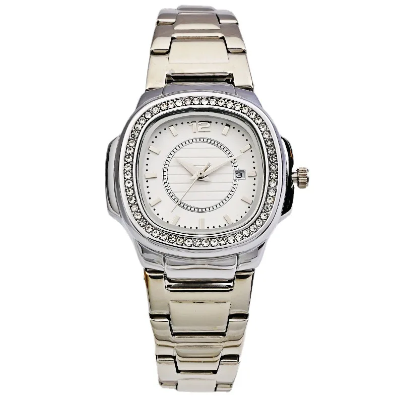 Ins Women's Watch Hot Selling Fashion Diamond Inlaid Square Watch Womens Temperament Watch