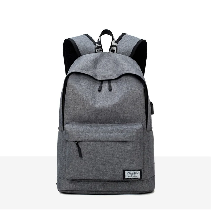 New Casual Men's Backpack With USB Interface Multi-function Design Fashion Outdoor Travel Student Bag Large Capacity