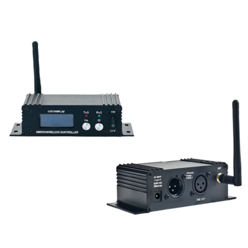 Купить DMX512 ISM Dif LCD DMX беспроводной приемник и передатчик 2,4G светодиодный контроллер для сцены Par DJ диско бар свет движущиеся головки