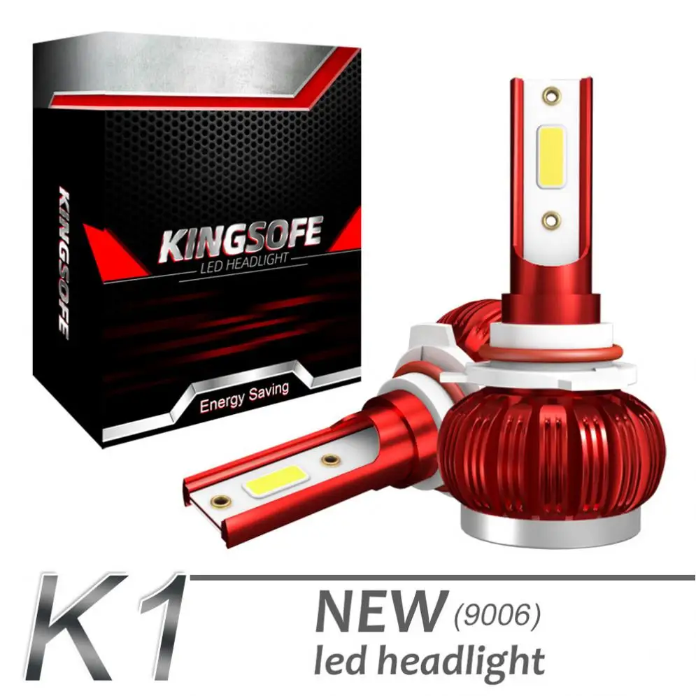

2pcs K1 72W 8000LM IP68 6000K White COB LED Car Auto Headlight Kit for Car / Truck / SUV / RV