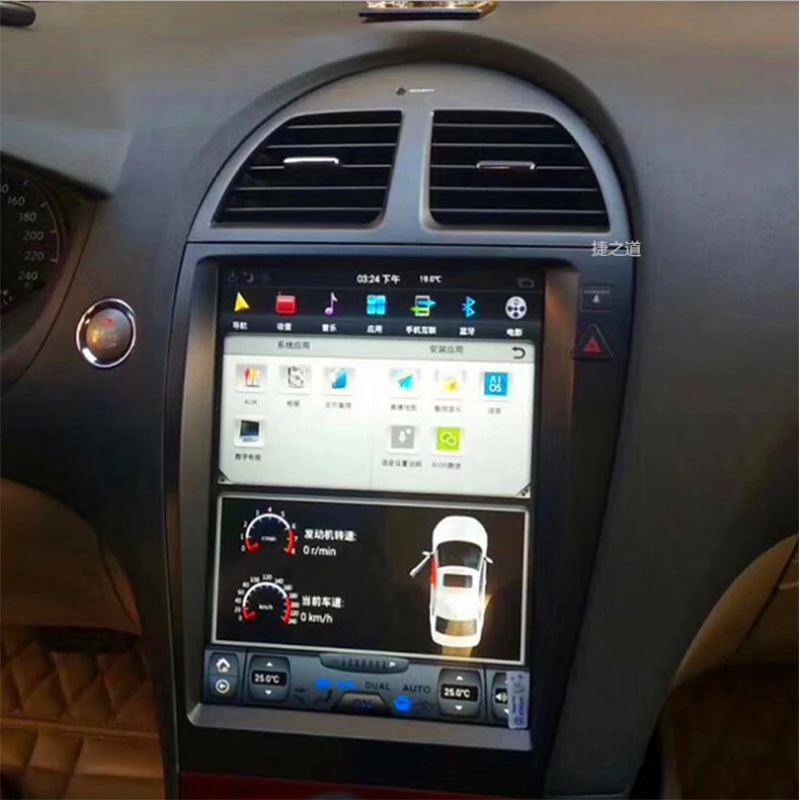 LiisLee Автомобильный мультимедийный DVD GPS Hi Fi аудио Радио стерео для Lexus ES ES240 ES350 2006 ~