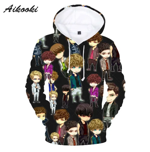 

Толстовка EXO 3D для мужчин и женщин Aikooki Горячая Распродажа Осень-зима популярная в стиле K-POP хип-хоп 3D Толстовка Повседневная модная дизайнер...