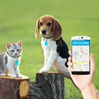 Водонепроницаемый мини GPS-трекер, устройство для поиска ключей и кошек, совместимое с Bluetooth, для домашних питомцев