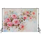 Виниловый фон для фотосъемки HUAYI с акварелью и цветами