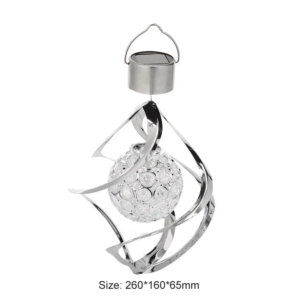 

Solar LED Wind Spinner Lamp Color Changing Outdoor Hanging Wind Chime Light for Home Garden Courtyard Lighting Decoration