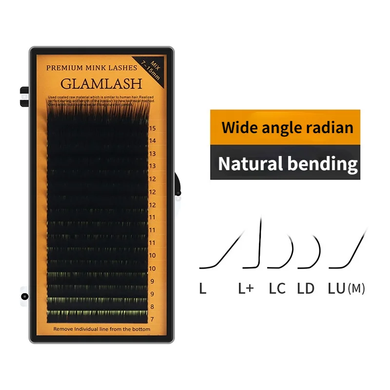 

Накладные ресницы, 16 линий, 7-15 мм