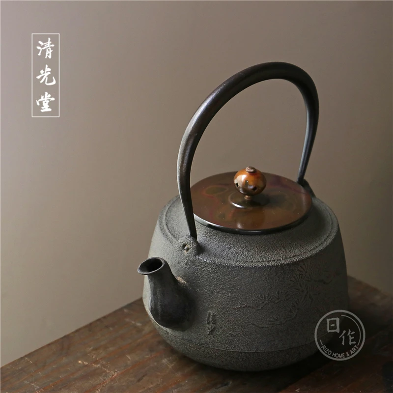 

Импортный железный горшок для кипящей воды, чугунный чайник yamagata, чайник, железный горшок с плечевым ремнем для зала qing ran