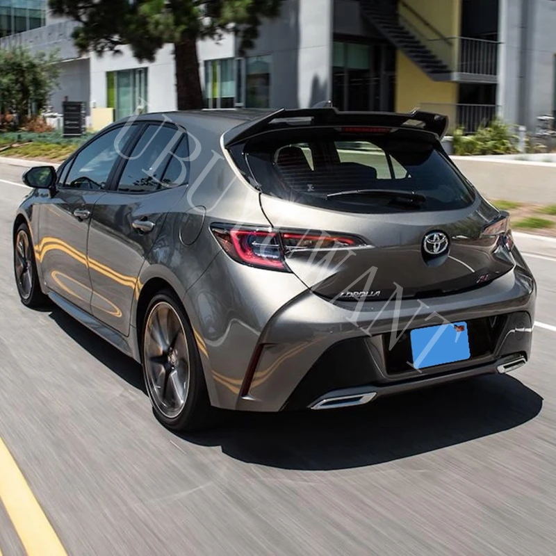 Для Toyota Corolla хэтчбек спойлер 2019 с высоким качеством ABS Материал Unpaint цвет задний