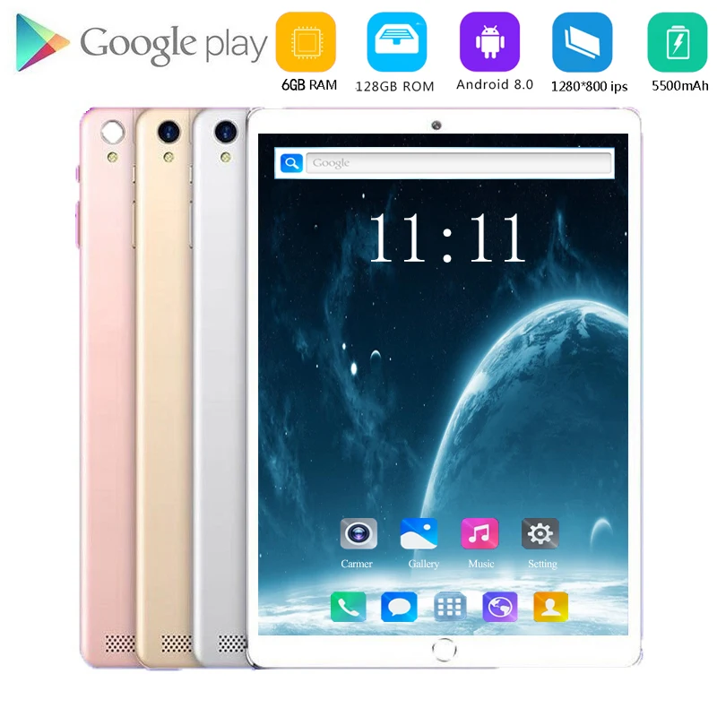 Новый оригинальный 10-дюймовый планшетный ПК Octa Core 4G телефонные звонки Google Market GPS