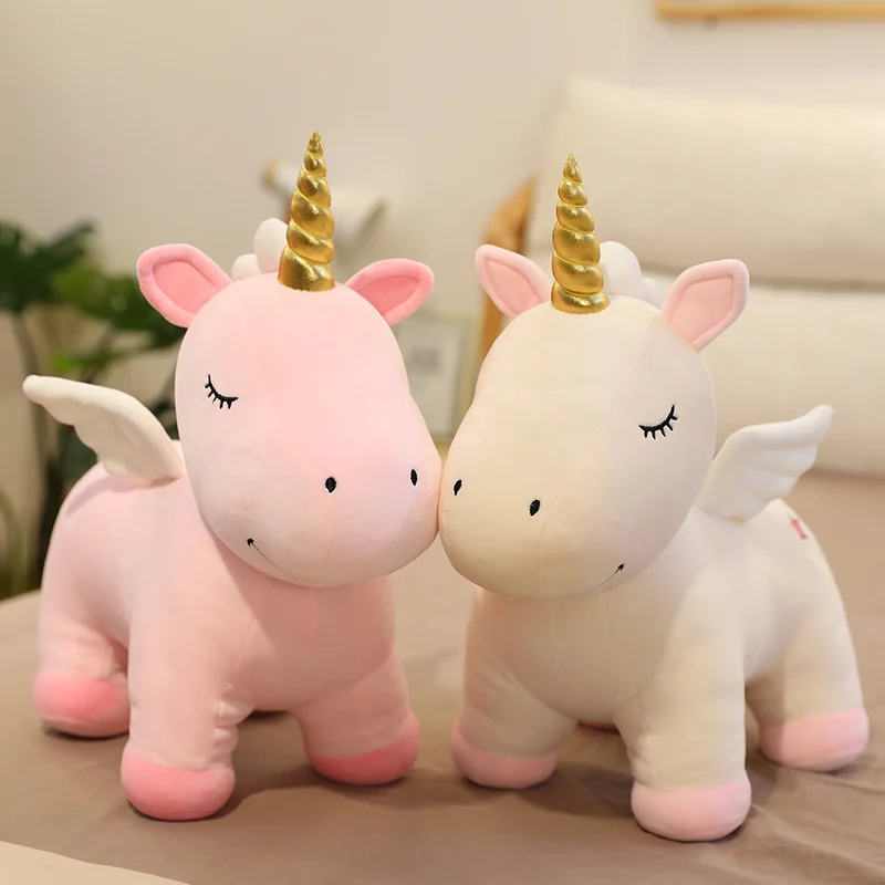 

New Huggable Nice Kawaii Unicorn Plush Toy Fat Doll Cute Animal Stuffed Soft Pillow Baby Kids Toys For Girlfriend Birthday Gift