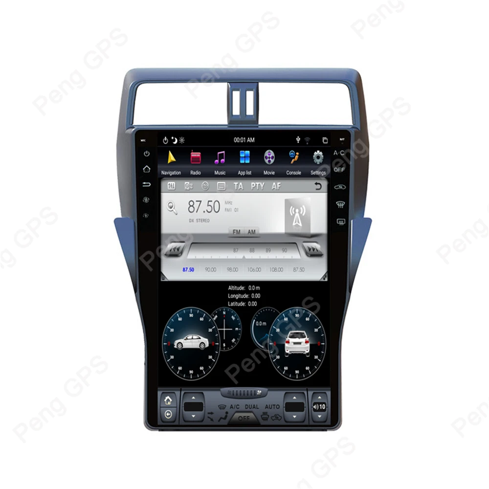 4G+ 64G Android 8,1 Автомобильный gps навигатор для Toyota Land Cruiser 150 Prado ips экран 6 ядерный In-dash Carplay dvd-плеер