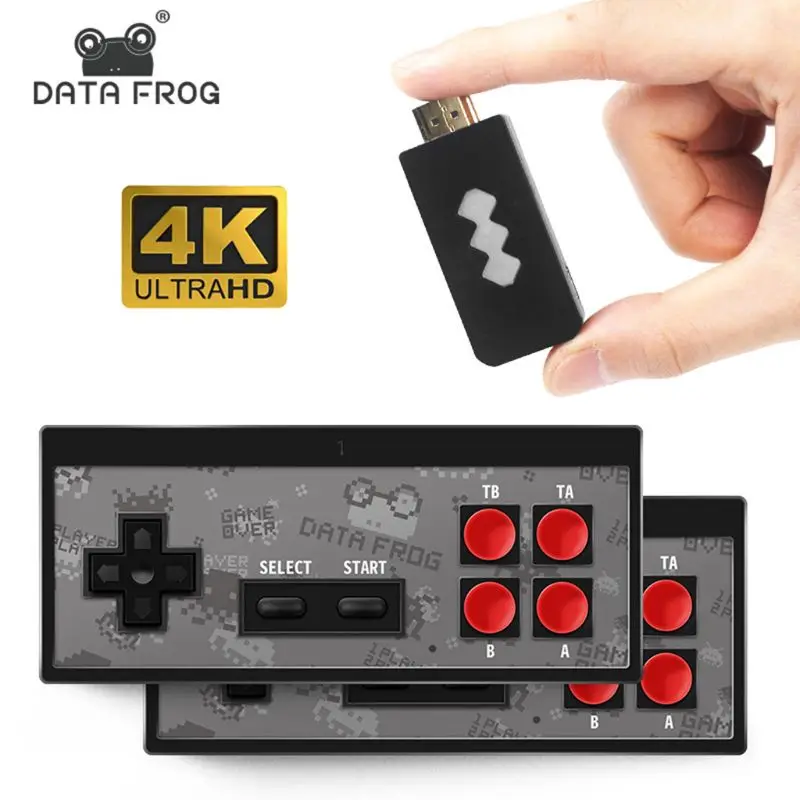 Игровая консоль Y2 4K HDMI 568 встроенных классических игр мини ретро беспроводной