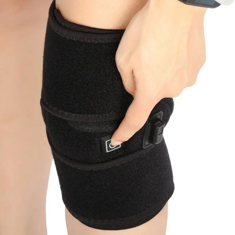 Heated Knee Brace Wrap With USB Electric Heating Pad Rechargeable Protector For Arthritis Pain | Спорт и развлечения