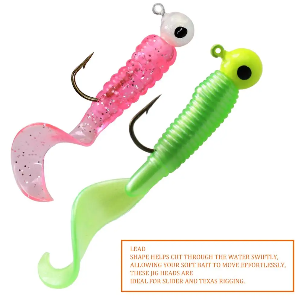 17pcs/lot Soft Fishing Lures Set with Jig Head Hooks 4.7g 7g Artificial Worms Plastic Bait Grub Kit | Спорт и развлечения