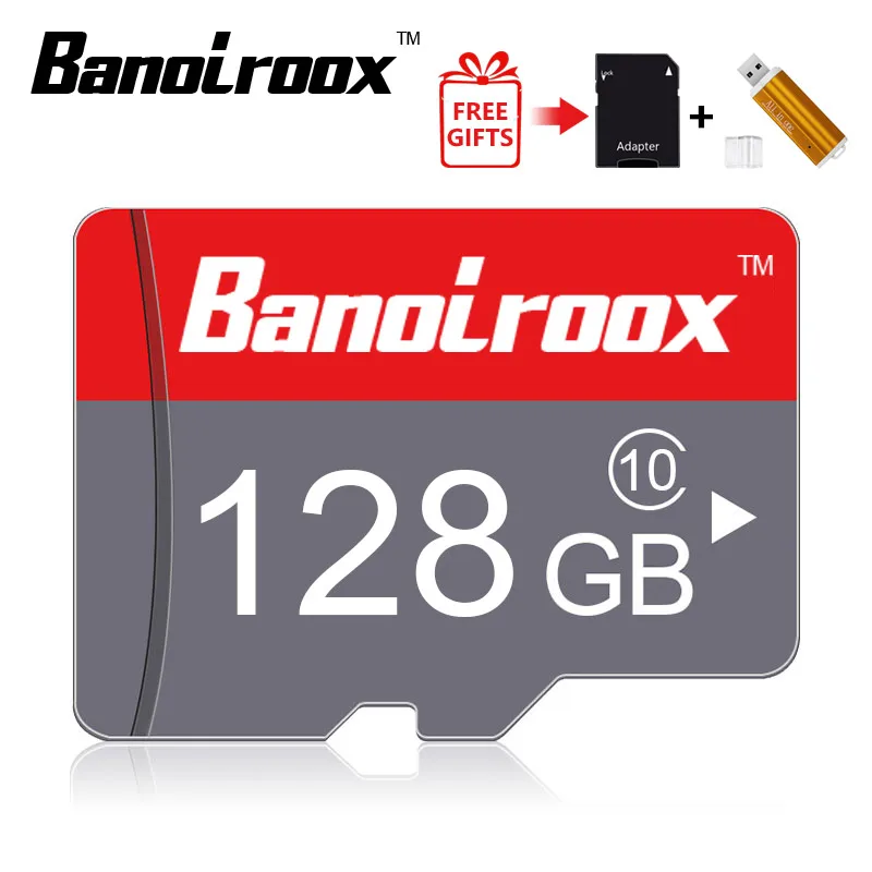 128GB with reader Оригинальная карта памяти класс 10 128 Гб 64 ГБ 32 ГБ micro sd карта 16 ГБ 8 ГБ cartao de memoria 4 Гб C6 microsd mini TF карты+ адаптер - Емкость: 128GB with reader