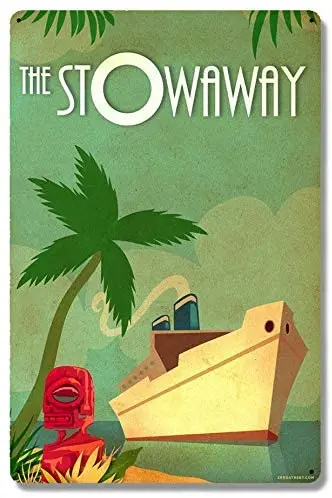 

Metal Sign THE STOWFIWFIY Art Poster Cafe Bar Interior Wall Decoration Retro Art Square Metal Tin Plate 8X12 Inches